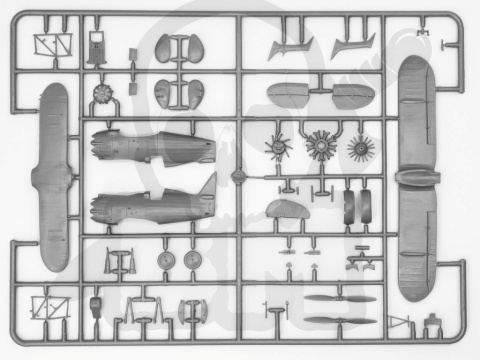 ICM Models I-15 Soviet Biplane Fighter 1:72 Scale Building Kit